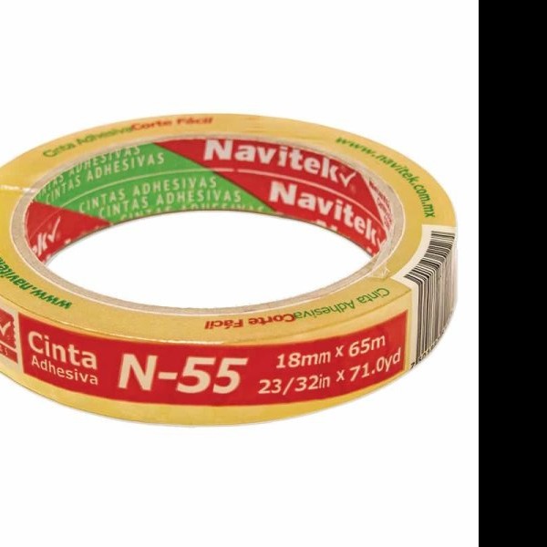 CINTA ADH.18X65M TRANSP. NAVITEK N55 C96